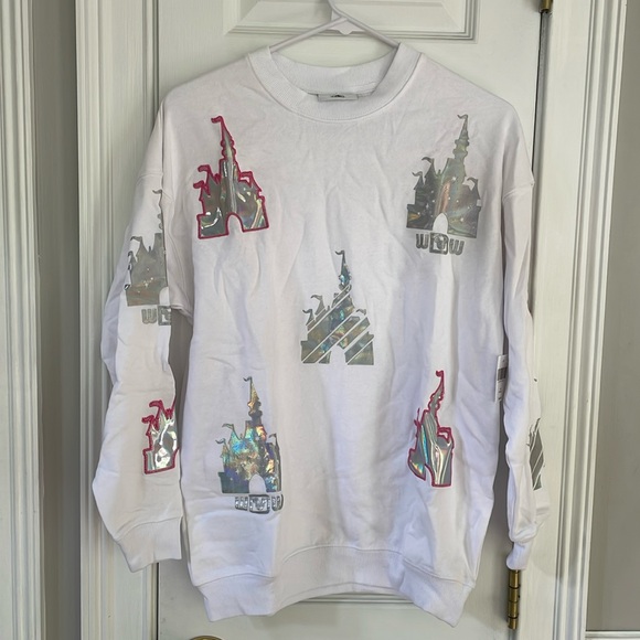 NWT Disney Sleeping Beauty Castle Icon Pullover Sweatshirt for Women XS - Picture 2 of 6